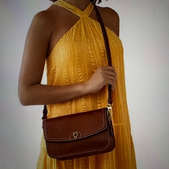 Fossil Ainsley Leather Crossbody Bag - Picture 13 of 13